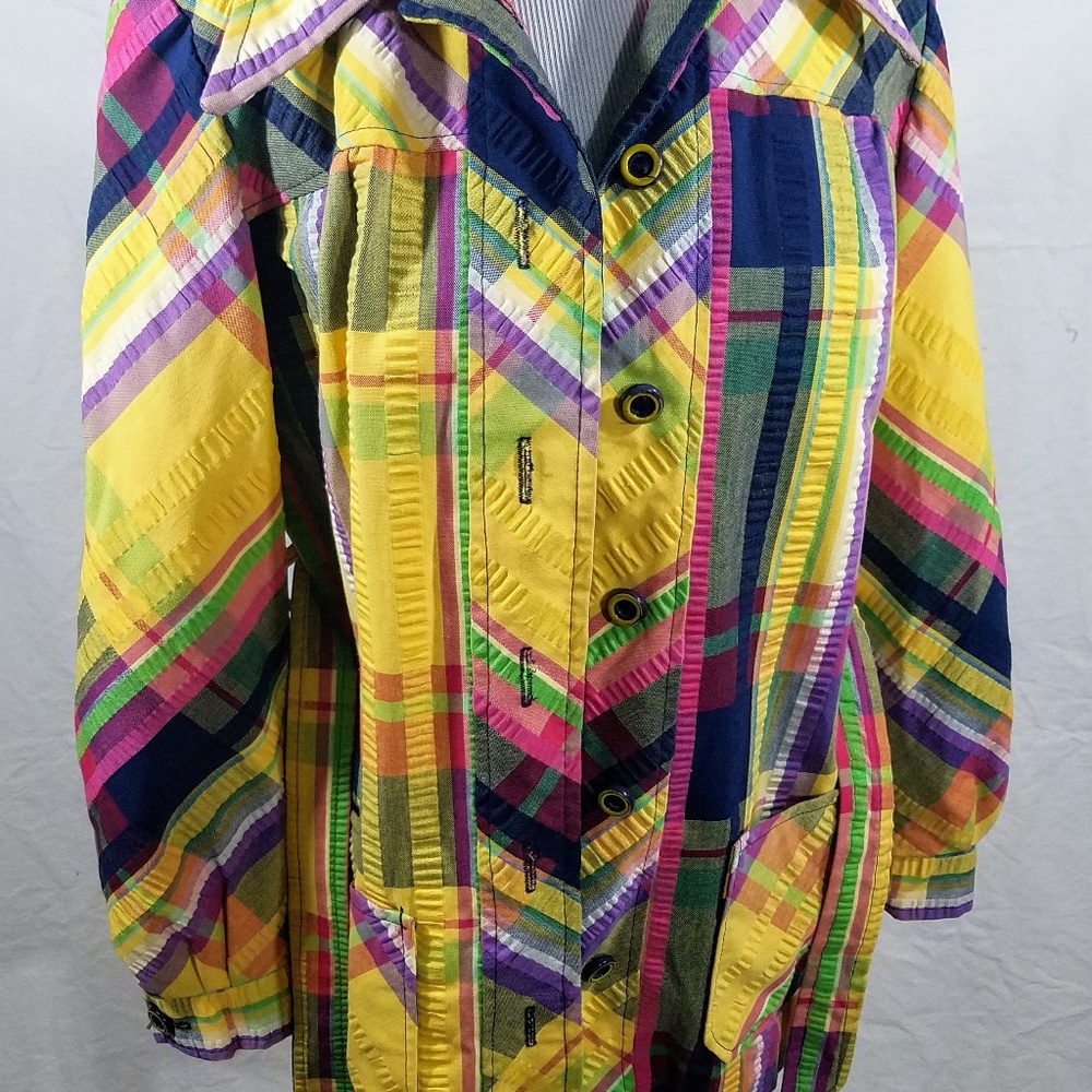 Vintage Debutogs Multi Button front Jacket, Sz M